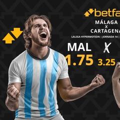 Málaga CF vs. FC Cartagena: horario, TV, pronósticos, estadísticas y clasificación