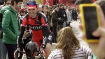 Samuel Sánchez, en la Volta.