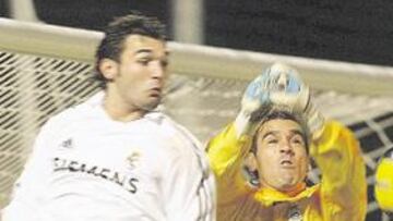 <b>NOCHE ACIAGA. </b>Además de no ver puerta, Barral fue expulsado ayer con roja directa.