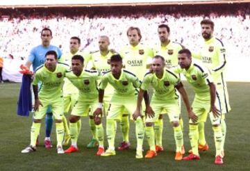 Once del Barcelona.