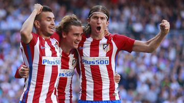 Correa, Griezmann y Filipe. 