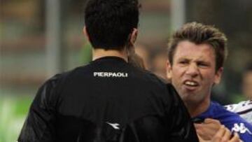 <b>SANCIONADO.</b>El jugador italiano ha sido castigado durante cinco jornadas por un comportamiento "no reglamentario en el campo".