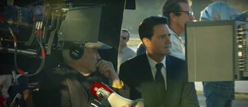 David Lynch junto a Kyle McLachlan en el rodaje de Twin Peaks.