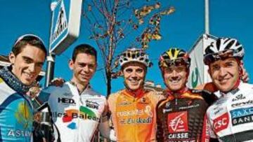 Contador, Llaneras, Samuel Sánchez, Valverde y Sastre