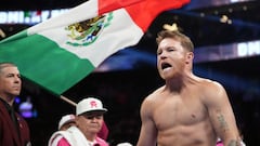 Canelo Alvarez antes de su combate contra Bivol. 