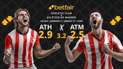 Athletic Club de Bilbao vs. Atlético de Madrid: horario, dónde ver, pronósticos y clasificación