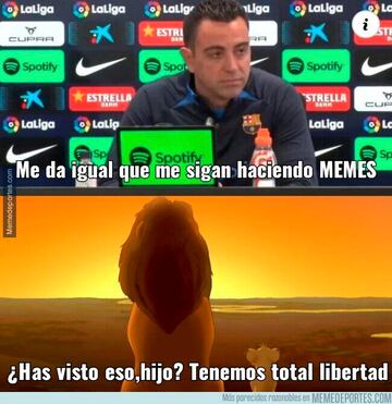 El Barça-Atleti, principal leitmotiv de los memes de la jornada