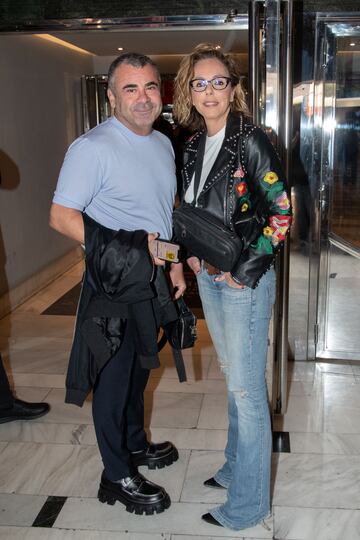 Jorge Javier Vázquez y Rocío Carrasco entran al Teatro Coliseum para asistir al musical Aladdin', a 25 de mayo de 2023, en Madrid (España)
TEATRO;MUSICAL;GENTE
Óscar Ortiz / Europa Press
25/05/2023