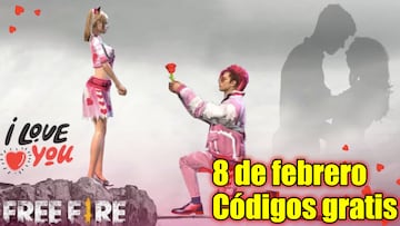 Free Fire códigos 8 de febrero