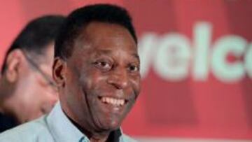 El mítico jugador de fútbol brasileño, Pelé.