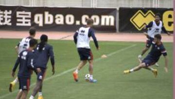 Entrenamiento del Rayo Vallecano