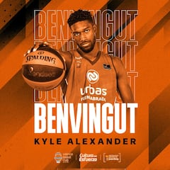 Kyle Alexander refuerza la pintura de Valencia Basket