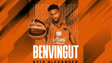 Kyle Alexander refuerza la pintura de Valencia Basket