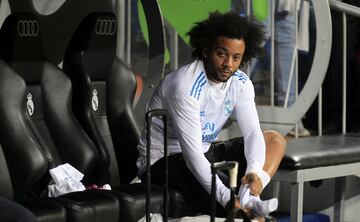 Marcelo en el banquillo.