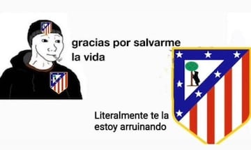 Los memes se ceban con la eliminación del Atleti