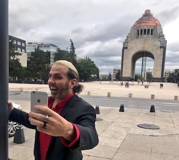 La visita de Matt Hardy al Club América en imágenes