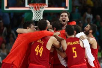 En una batalla agónica por el bronce, España venció a Australia en los últimos segundos.