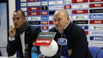 Pepe Mel, en Getafe.