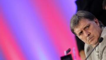 Tata Martino, en su presentación