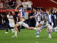 Ander Barrenetxea got Real Sociedad off to a record-breaking start against Atlético Madrid in Seville.