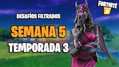 Fortnite Temporada 3: desafíos filtrados Semana 5
