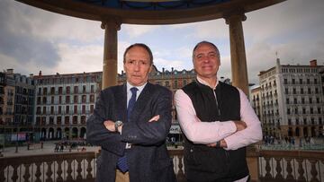 Casta?eda y Merino, hist¨®ricos jugadores de Osasuna