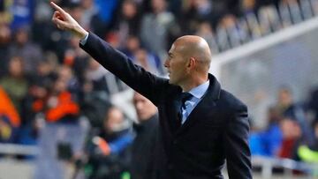 Zidane, entrenador del Real Madrid. 