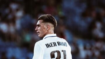 Iker Bravo, en una imagen con el Castilla.