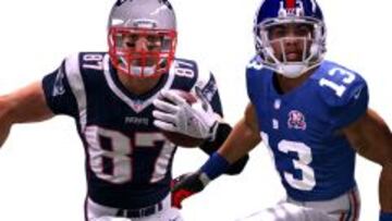 Rob Gronkowski y Odell Beckham Jr. en su versi&oacute;n Madden.