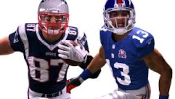 Rob Gronkowski y Odell Beckham Jr. en su versi&oacute;n Madden.