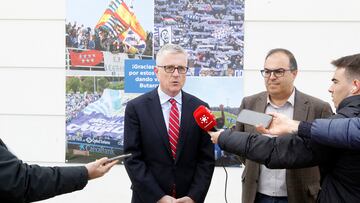 10/02/23 INAGURACION EXPOSICION FOTOGRAFICA 25 ANIVERSARIO ESTADIO BUTARQUE DE LEGANES CON LOS PRESIDENTES JEFF LUHNOW MARIA VICTORIA`PAVON Y JESUS POLO Y LOS ALCALDES SANTIAGO LLORENTE Y JOSE LUIS PEREZ RAEZ