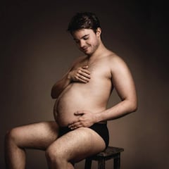 Una cerveza muestra los felices ‘embarazos’ de los hombres