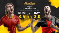 AS Roma vs. Bayer Leverkusen: horario, TV, estadísticas, cuadro y pronósticos