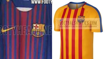 ¿Serán estas las camisetas del Barcelona en la 17/18?