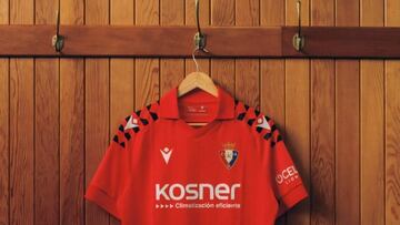 Imagen de la camiseta que lucirá Osasuna la próxima temporada.