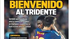 Dembélé calienta para el estreno de la Champions