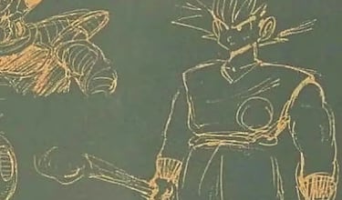 Un boceto original muestra que Goku iba a tener este arma legendaria aunque se terminó desechando