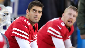 Jimmy Garoppolo sigue esperando su oportunidad en los San Francisco 49ers, que siguen confiando en C.J. Beathard por ahora.