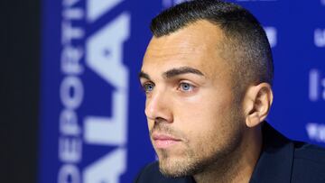 Joan Jordán el día de su presentación.