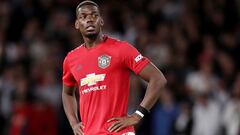 Soccer Football - Premier League - Wolverhampton Wanderers v Manchester United - Molineux Stadium, Wolverhampton, Britain - August 19, 2019   Manchester United&#039;s Paul Pogba during the match   Action Images via Reuters/Carl Recine    EDITORIAL USE ONL