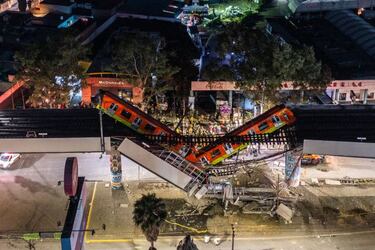 La increíble imagen de la estación Los Olivos: así estaba antes y después del accidente