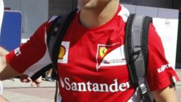 <b>UN BUEN DÍA. </b>Massa exhibió un gran rendimiento ayer.