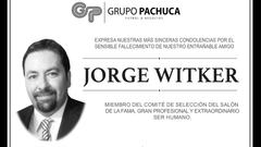 Jorge Witker, un 'mago' estadígrafo que dejó escuela en el periodismo