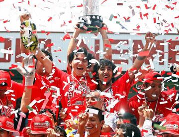 Osvaldo González se consagró con Toluca el 2010.