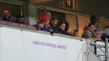 David Beckham presenci&oacute; el encuentro de FA Cup entre el West Ham United y el Manchester United el pasado 5 de enero.