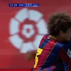 ¡Quédense con su cara! El golazo de Ebrima que tiene un futuro inmenso en el Barça