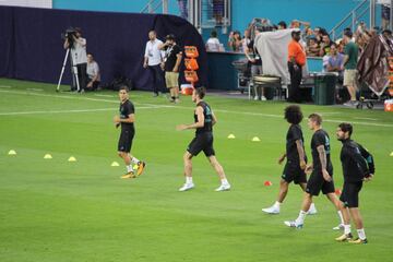 El Real Madrid realizó su práctica previa antes de El Clásico ante el FC Barcelona. 