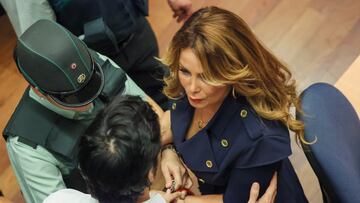 Santiago 12 de noviembre 2024.
Se realiza audiencia de revisin de medidas cautelares de la exalcaldesa de Maip, Cathy Barriga.
Dragomir Yankovics/Aton Chile