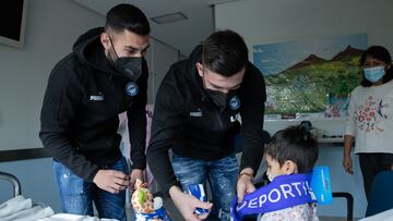 Visita a los hospitales del Alavés