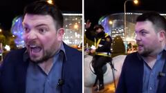 Tuvo que intervenir la policía: la fea escena entre un periodista y un aficionado del Madrid